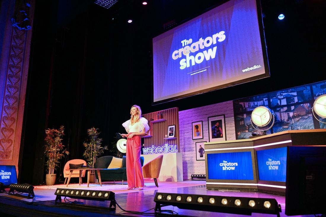 Salomé seule en scène au Creators Show de Webedia